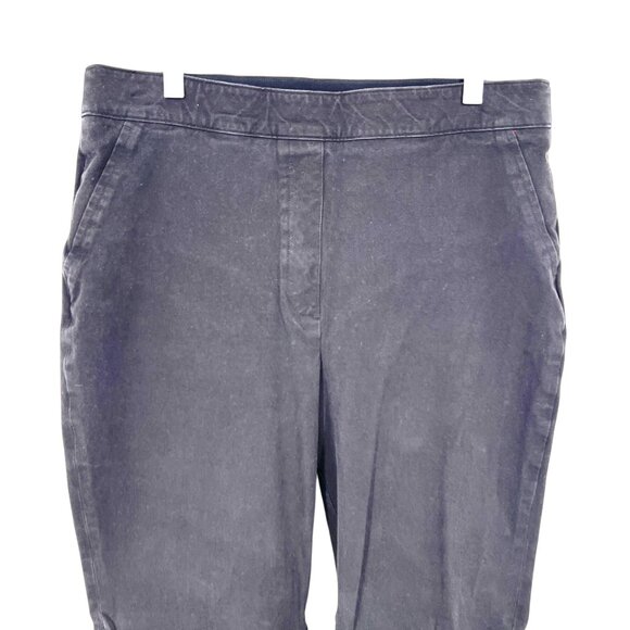 Spanx Slimming Stretch Cropped Black Pants Size Large - Picture 3 of 10